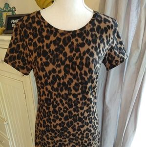 Leopard print dress